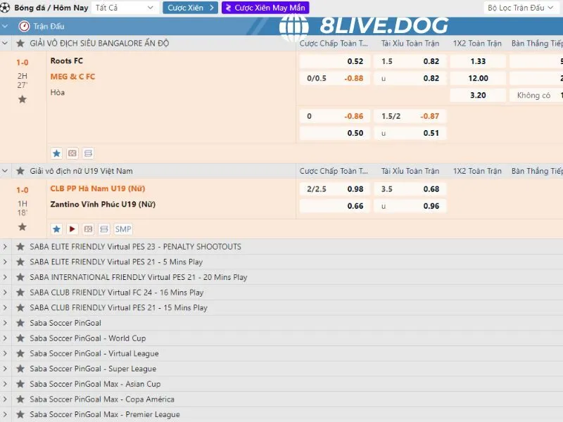 A Sports 8live có nhiều năm kinh nghiệm hoạt động trong ngành