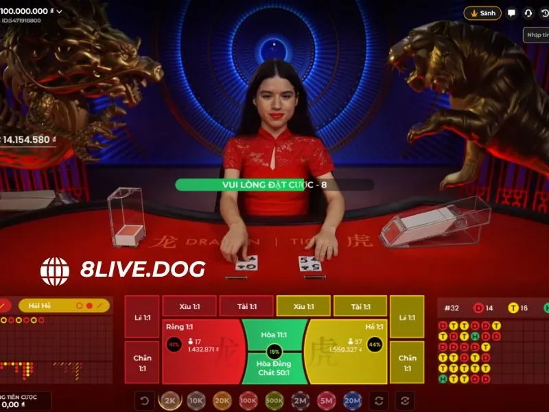 Mẹo chơi Dragon Tiger 8live giúp bạn dễ thắng